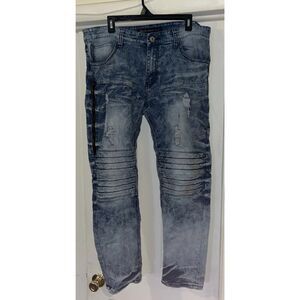 Bleecker & Mercer Mens Jeans Size 38x32" slim fit Skinny fashion jeans